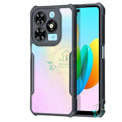 Picture of Xundd Back Cover for Infinix Hot 40 / Infinix Hot 40 Pro Transparent Hybrid Hard PC Back Bumper
