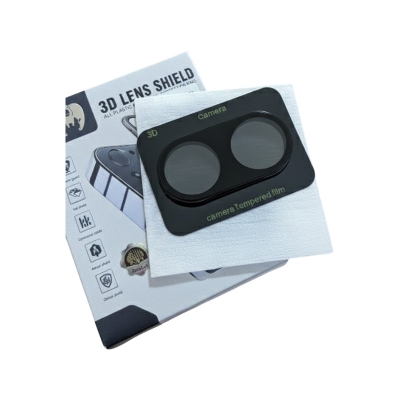 Picture of For Redmi 13c 1Pcs 3D Tempered Glass Camera Film For Redmi13C Full Coverage High-definition Scratch Proof Explosion-proof Black bBackground Camera Protector