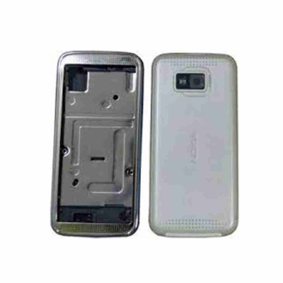 Picture of Casing For Nokia 5330 Mobile Full Body Casing Housing Orginal / Full Body Housing for Nokia 5330 - silver and black