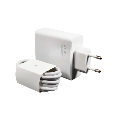 Picture of Xiaomi 120W Charger Fast Charger Quick Charging Power Adapter With Mi Type-C Cable For Xiaomi 10 11 Ultra Black Shark 4 Redmi Note 9 10 pro