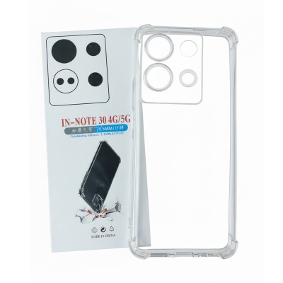 Picture of Transparent back cover For Infinix Note 30 4G / Infinix Note 30 5G Luxury transparent Protect Back Cover Soft Case