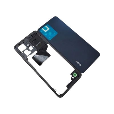 Picture of Replacement Backshell Panel + midel frame for Xiaomi Redmi Note 12 4G Battery Back Door Back panel