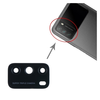 Picture of For Xiaomi Poco M3 camera main glass Rear Facing Camera Glass Lens Replacement