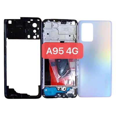 Picture of oppo A95 Full Body Housing / Middle Frame Chassis with Back Panel