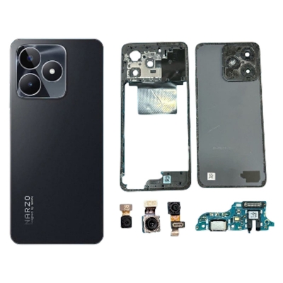 Picture of realme narzo n53 (Backshell) Back Panel with Side Frame Housing