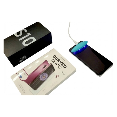Picture of samsung galaxy S10 plus One Minute Full Curved UV Glue Screen Protector