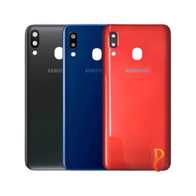 Picture of Samsung galaxy m20 এর জন্য ব্যাক প্যানেল কভার-কালো-নীল-লাল