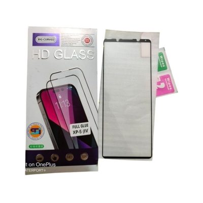 Picture of Full Glue Sony Xperia 5 IV XP-5 (IV) 5 Mark 4 HD Glass Big Curved Premium Screen Protector Sony Xperia 5 Mark 4 Tempered Glass