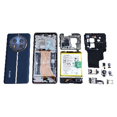 Picture of realme 12 pro plus Full Body Housing / Middle Frame Chassis with Back Panel