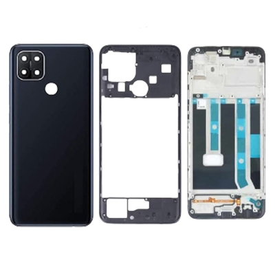 Picture of oppo A15 Full Body Housing / Middle Frame Chassis with Back Panel