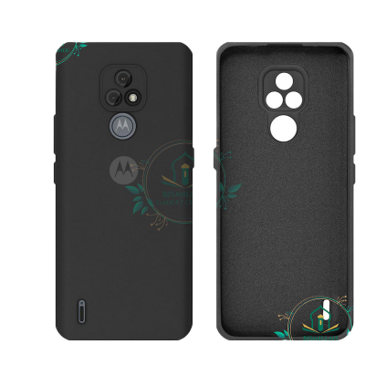 Picture of Premium Liquid Silicone Phone case for Motorola Moto E7 Plus Liquid Silicon Mobile Back Case Soft Silicone Phone Cover