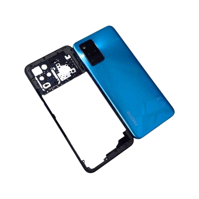 Picture of Replacement Backshell Panel + midel frame for Realme 8 5G Battery Back Door Back panel