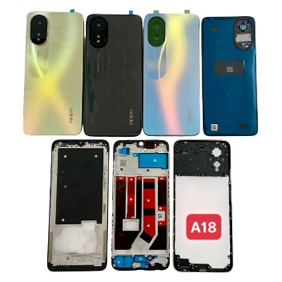 Picture of Oppo A18 a38 Full Body Housing / Middle Frame Chassis with Back Panel