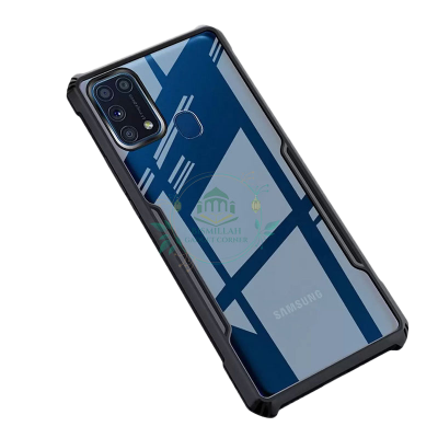 Picture of Xundd Back Cover for Samsung Galaxy M21 / Samsung Galaxy M30S Transparent Hybrid Hard PC Back Bumper