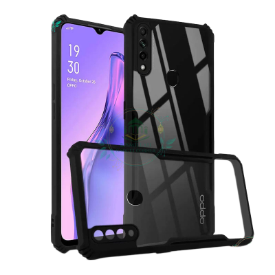 Picture of Xundd Back Cover for Oppo A31 2020 / Oppo A8 Transparent Hybrid Hard PC Back Bumper