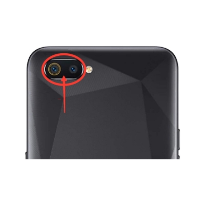 Picture of For Realme C2 main camera glass Rear Facing Camera Glass Lens Replacement