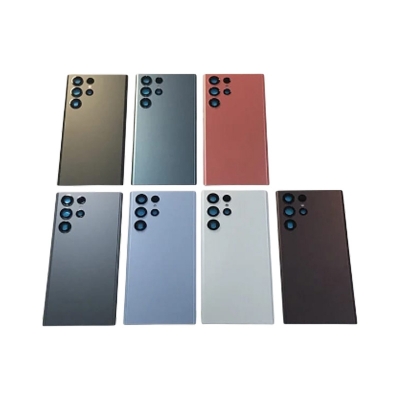 Picture of New For Samsung Galaxy S23 Ultra Back Battery Cover Rear Door Housing Rear Glass Case For Samsung S23 Ultra Battery Cover
