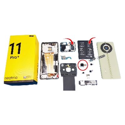 Picture of realme 11 pro plus Full Body Housing / Middle Frame Chassis with Back Panel