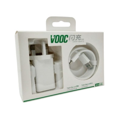 Picture of Orginal OPPO VOOC New Fast Flash Charger With USB Cable TypeC