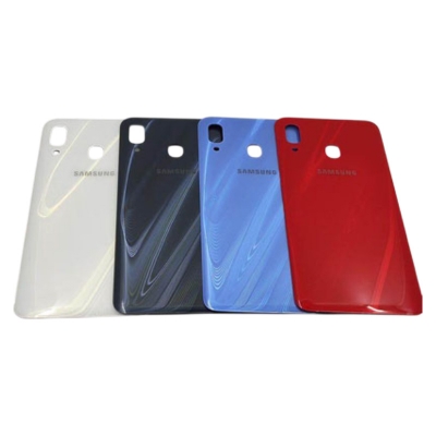 Picture of Samsung galaxy a30 এর জন্য ব্যাক প্যানেল কভার-লাল-কালো-সাদা-নীল