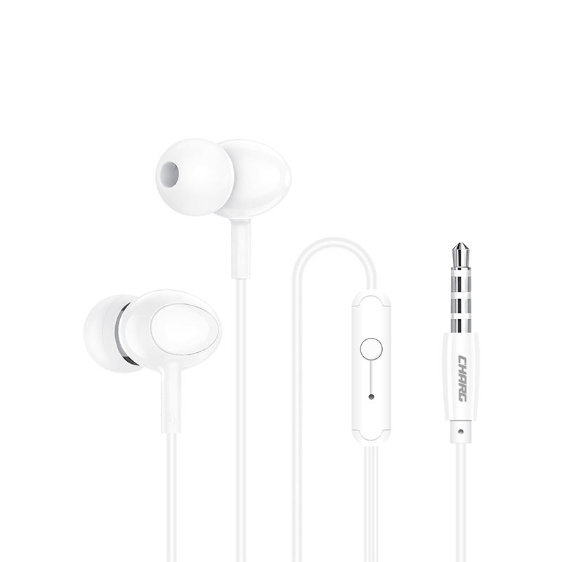 CHARG DM-E64 3.5MM In-Ear White Wired Earphone