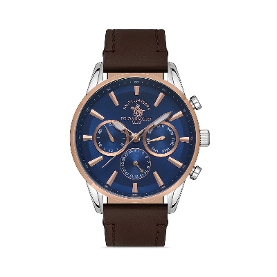 Picture of SB.1.10419-2 Chronograph Wrist Watch With Leather Strap