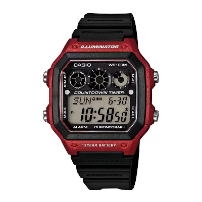 Picture of Casio World Time Fiber Belt Watch AE-1300WH-4AVDF