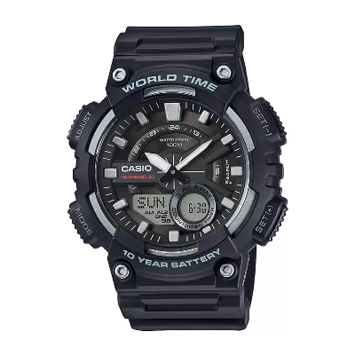 Picture of Casio AEQ-110W-1AVDF Dual Time Multifunction Fiber Belt Watch
