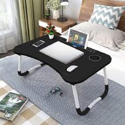 Picture of waterproof table ortable Foldable Home Laptop/Notebook Stand Desk/Table for Study Computer Laptop Desk Small Foldable Multi-Function Bed Desk Simple Dormitory Lazy Table Bed with Laptop Table