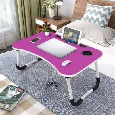 Picture of waterproof table babys  study table for kids laptop  man items gadgets  items Computer Laptop Desk Small Foldable Multi-Function Bed Desk Simple Dormitory Lazy Table Bed with Laptop Table