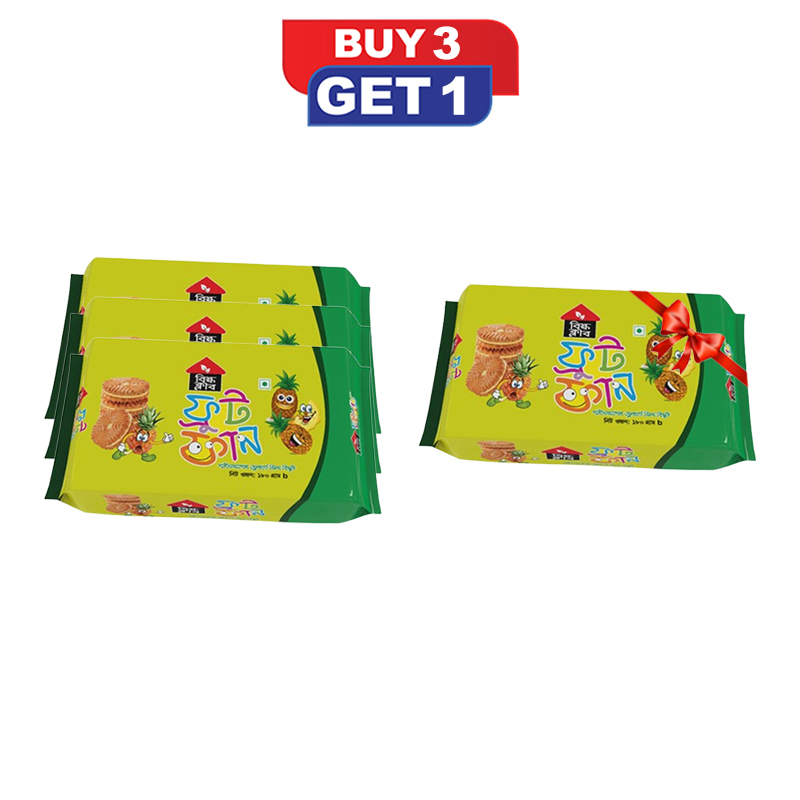 Picture of Bisk Club Fruit Fun Pineapple Family Pack- 130gm