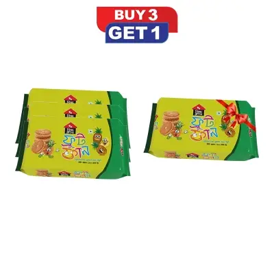 Picture of Bisk Club Fruit Fun Pineapple Family Pack- 130gm