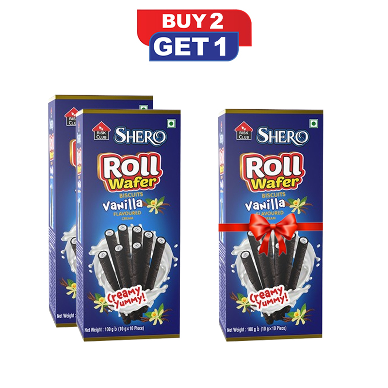 Picture of Shero Premium Roll Wafer Vanilla (10 gm x 10 pcs)