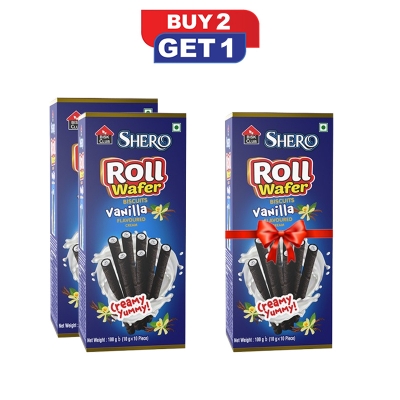 Picture of Shero Premium Roll Wafer Vanilla (10 gm x 10 pcs)