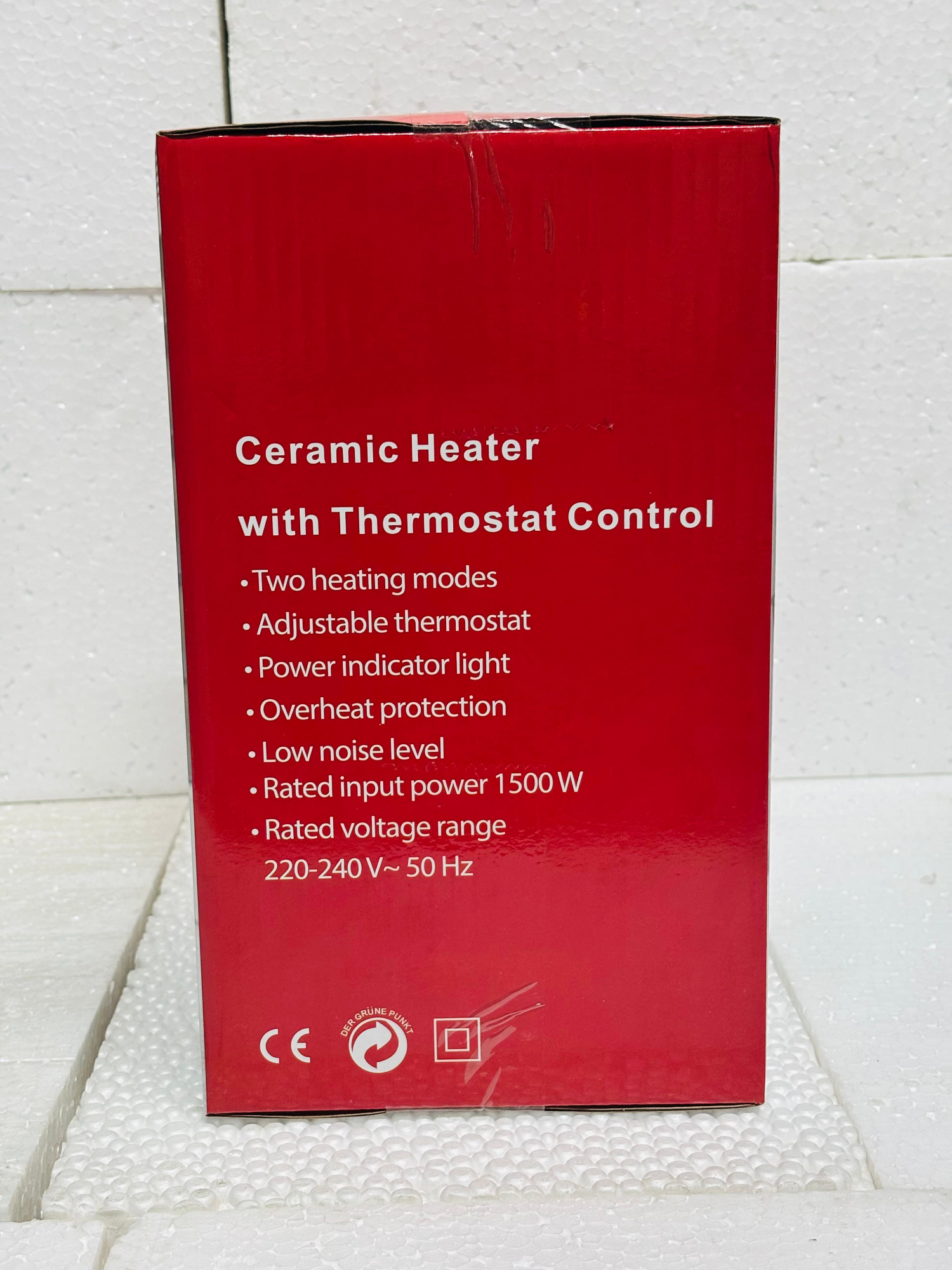 Picture of Ceramic Room Heater 1500W with Adjustable Thermostat