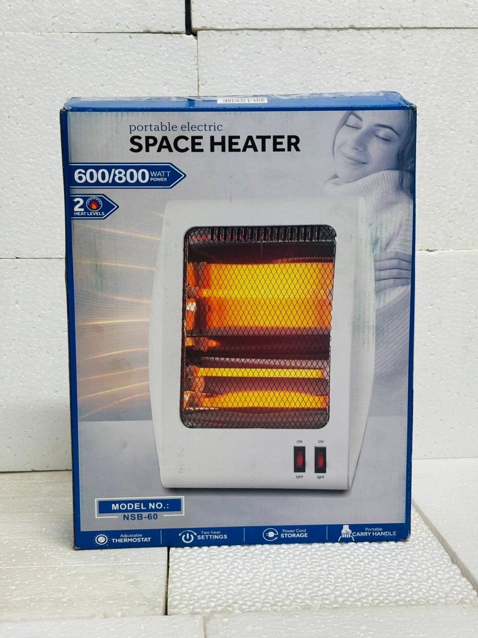 Picture of Portable Electric Space Heater 800W Two Heat Modes
