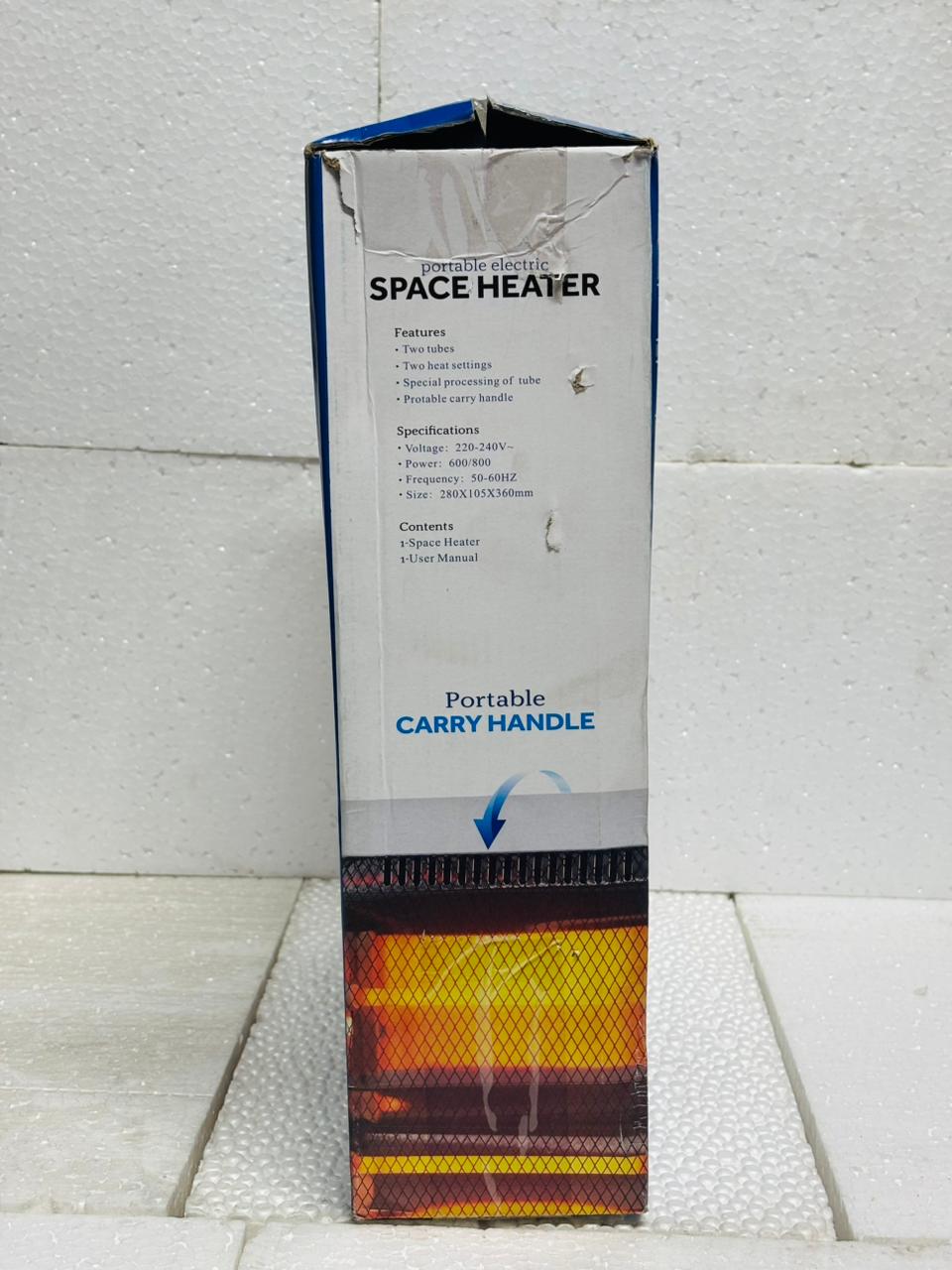 Picture of Portable Electric Space Heater 800W Two Heat Modes