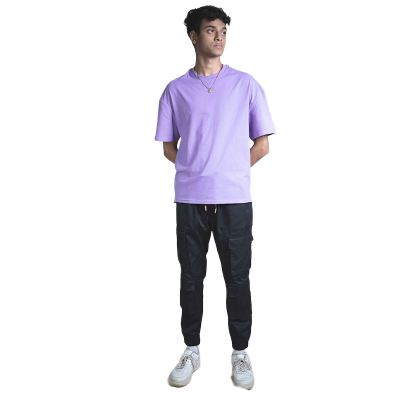 Picture of Mad Koffee Oversized Drop ShoulderT-Shirt Lavender