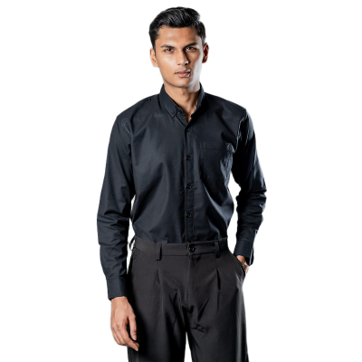 Picture of Mad Koffee Button-Down Oxford Shirt – Carbon Black
