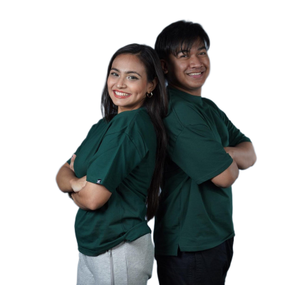 Picture of Mad Koffee Oversized Drop Shoulder T-Shirt Dark Green