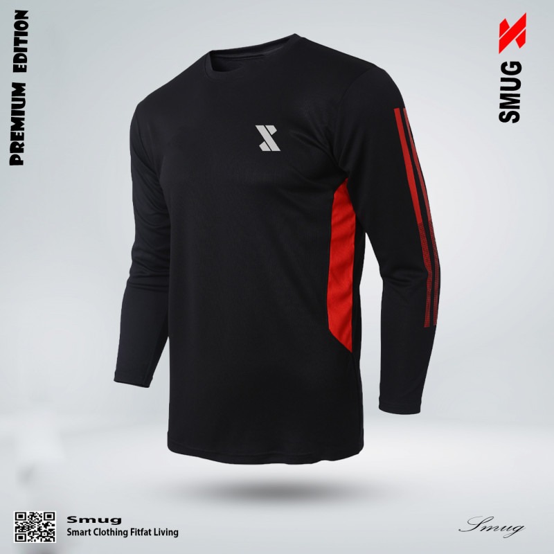 Picture of SMUG Premium Full Sleeve T-shirt Combo 3 pcs- Black , Navy and Sky blue