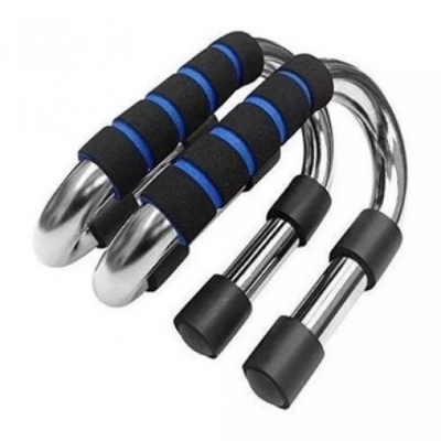 Picture of 2 Pcs Push Up Bars - Black & Silver