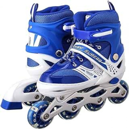 Picture of Inline Roller Skates Shoes Red & White -1 Pair - Size-36-38