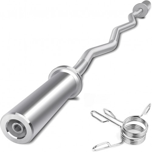 Picture of Olympic EZ Bar with Spring - Silver