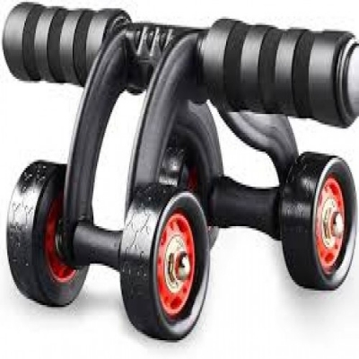Picture of Ab Roller Ab Wheel Fitness Equipment 4 Wheels Innovative Ergonomic Abdominal Roller for Abs Legs Arms Training