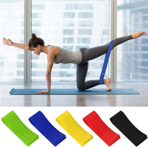 Picture of 5 Pieces Resistance Bands Yoga Tension Band