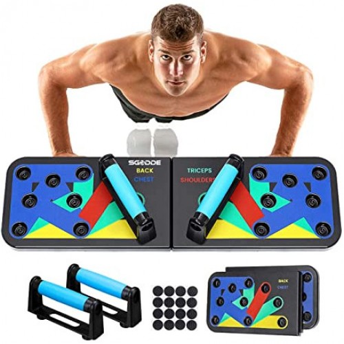 Picture of Foldable Push Up Board, 9 In 1 Multifunction Push-Up Rack