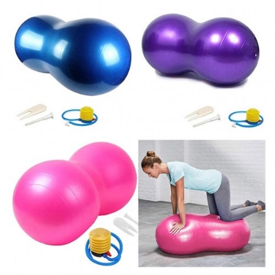 Picture of Capsule Shaped Gym Ball for Fitness Exercise and Recovery Purposes, Capsule Gym Ball with Pumpur