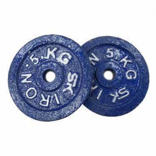 Picture of Dumbbell Weight Plate Blue 5 Kg - 2 Pcs