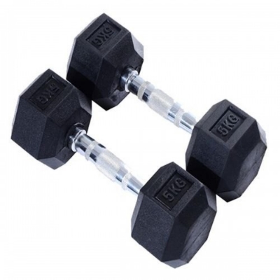 Picture of 5kg Hex Dumbbell - 1 Pair-10kg